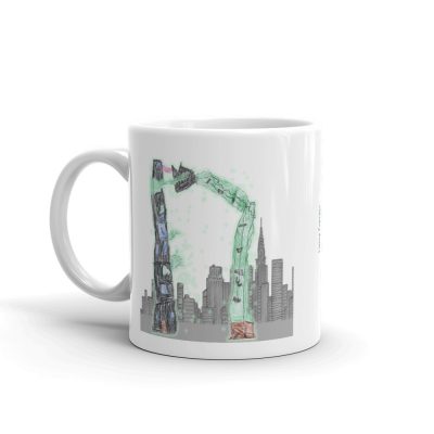 Ultra Worm Kaiju Zilla Rhino Mug