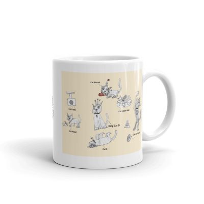 King Cat O & Royal Family Mug