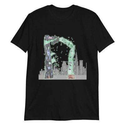 Ultra Worm Kaiju Zilla Rhino Unisex T-Shirt Black