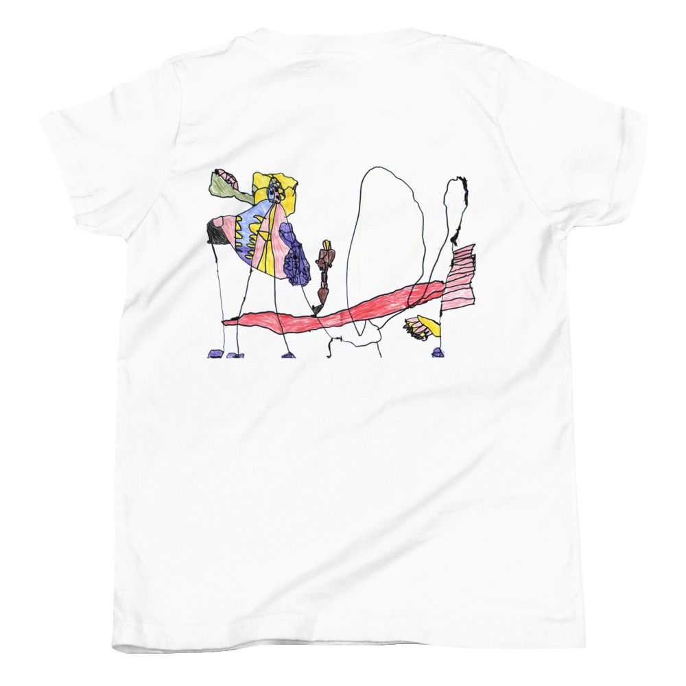 Ops Kaiju Zilla Try 2 Angles Youth T-Shirt - Image 2