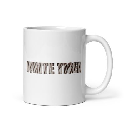 White Tiger Animal Print Mug