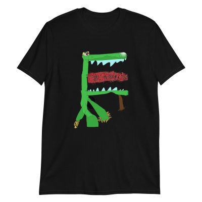 Dragon Kaiju Zilla Unisex T-Shirt Black