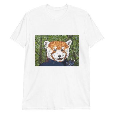Red Panda Selfie Draw Unisex T-Shirt