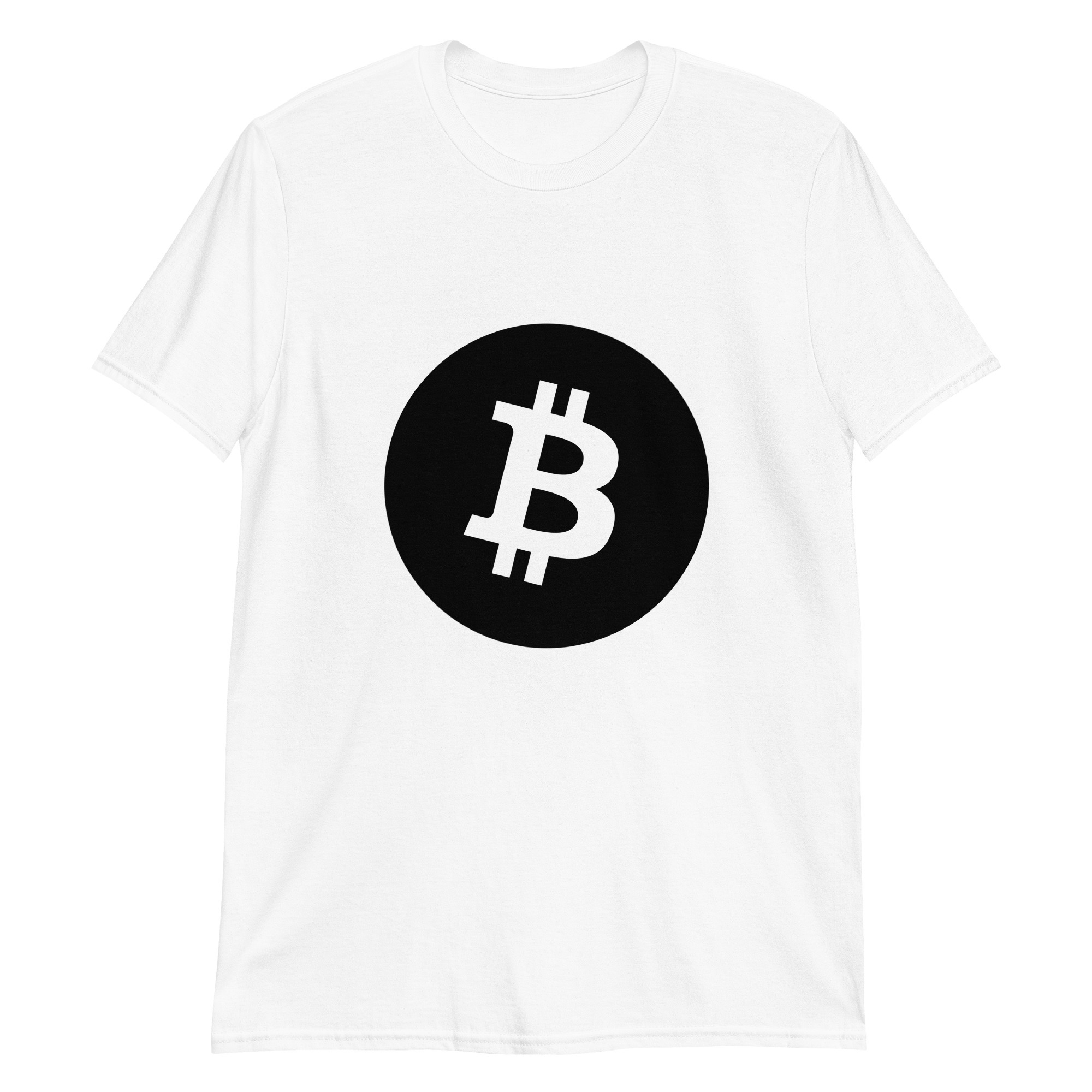 Bitcoin Symbol Black Unisex T-Shirt