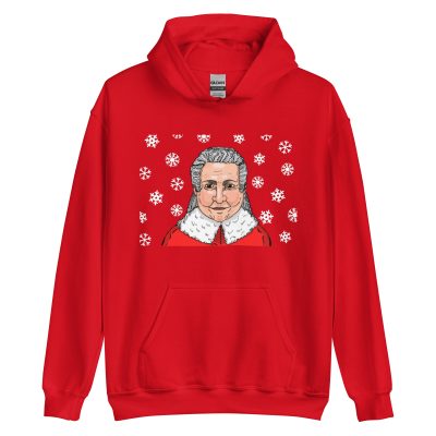 Mrs. Claus Mother Christmas 2020 Red Unisex Hoodie