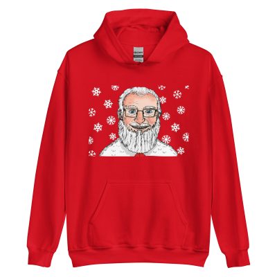 Santa Claus Father Christmas 2020 Red Unisex Hoodie