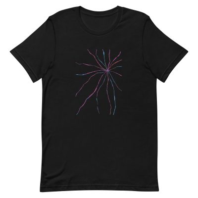 Aurora Borealis Black Short-Sleeve Unisex T-Shirt
