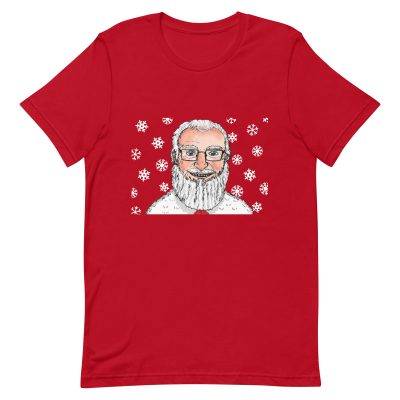 Santa Claus Father Christmas 2020 Red Short-Sleeve Unisex T-Shirt