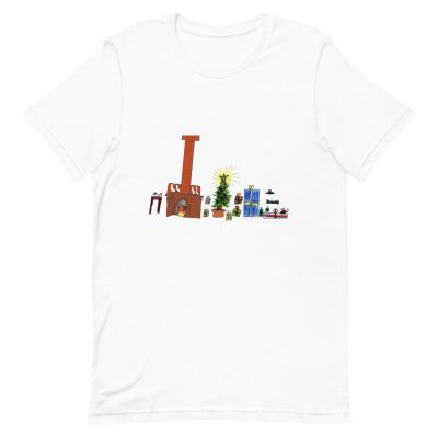 Christmas Living Room Unisex T-Shirt