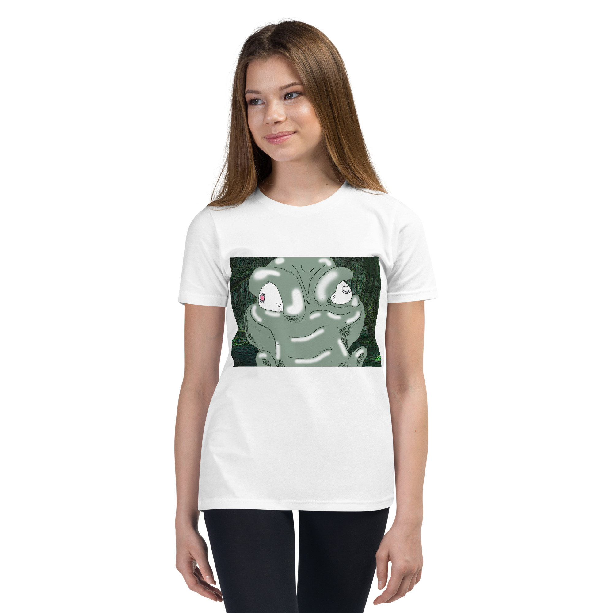Alligator Selfie Draw Youth T-Shirt - Image 3