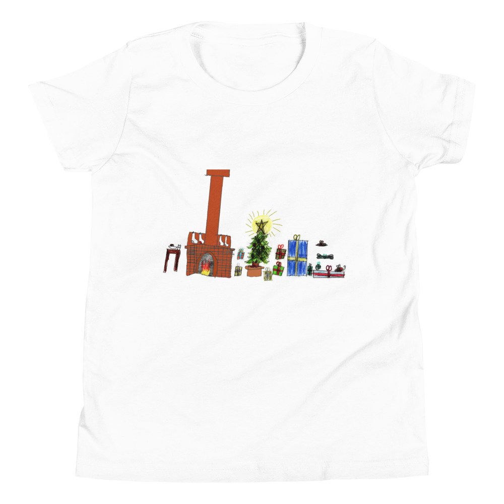 Christmas Living Room Youth T-Shirt